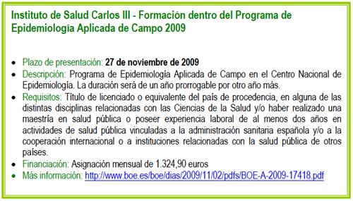 ISCIII Epidemiologia de Campo